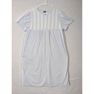 Metropolitan Terry Cloth Cover Up Bathing Lounge Wear Size L Cotton Blue